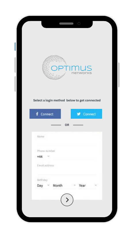 Guest WiFi Login portal example